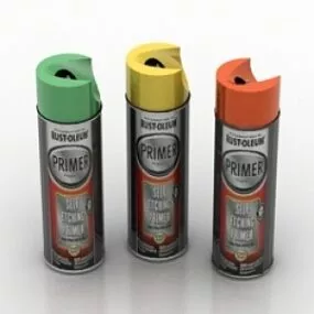 Cans 3d model