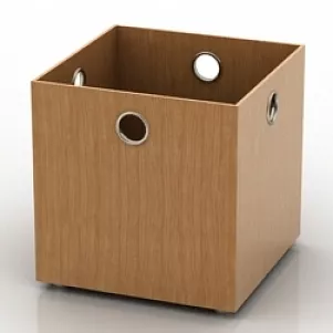Wodden Box 3d model Wodden Box 3d model