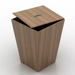 Eco Bamboo Basket 3d model