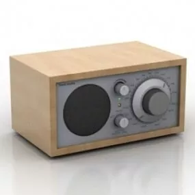 Wodden Radio 3d model
