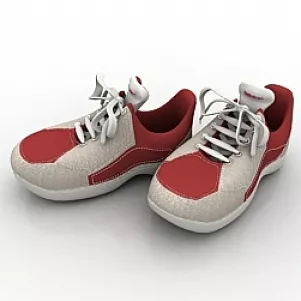 Nice Reebok Sneakers White Color 3d model