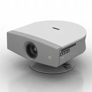 Projector 3d model Projector 3d model