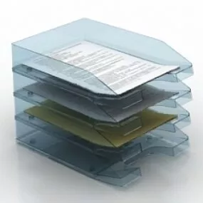 Plastic Rack 3d model