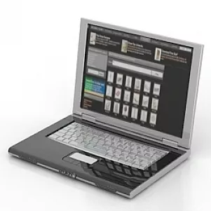 Notebook Macbook Laptop 3d model