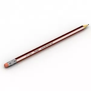 School Pencil Stack 3d model