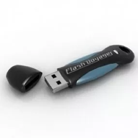 Voyager Usb Flash Drive 3d model