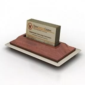 Rack For Visiting Cards 3d model