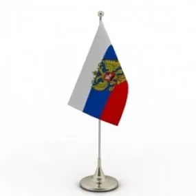 Decoration Flag 3d model