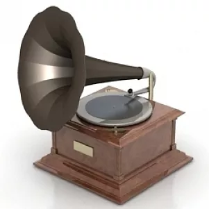 Vintage Gramophone 3d model Vintage Gramophone 3d model
