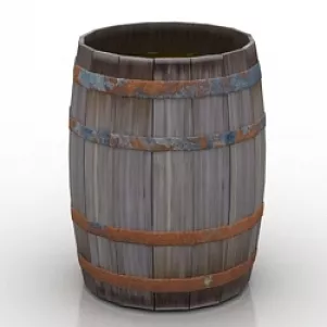 Rustic Container 3d model