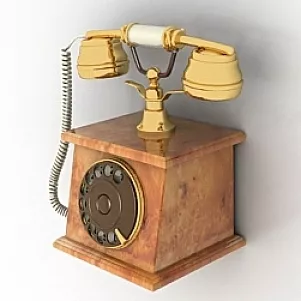 Vintage Telephone 3d model Vintage Telephone 3d model