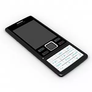Nokia 6300 Phone 3d model Nokia 6300 Phone 3d model