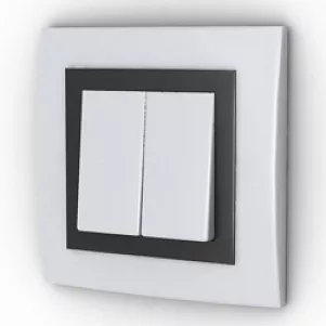 Electric Switch Round Button 3d model