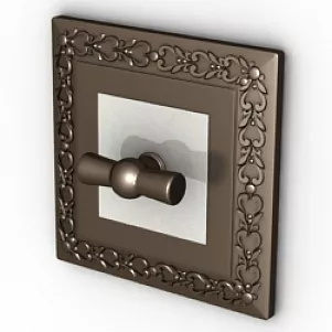 Square Switch Module Style 3d model