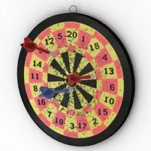 Dartboard 3d model Dartboard 3d model