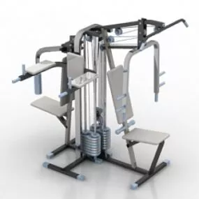 Set Of Gym 3d model