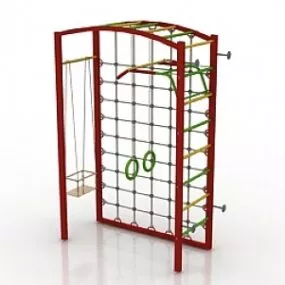 Wall Bars 3d model