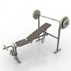 Barbell 3d model