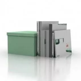 Books 3d model