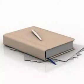 Book 3d model