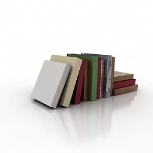 Books Stack Collection 3d model