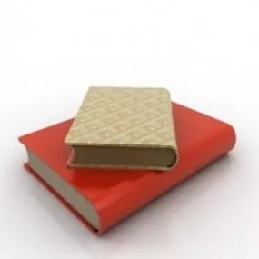 Books 3d model