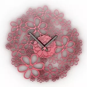 Decorative Wall Clock 3d model
