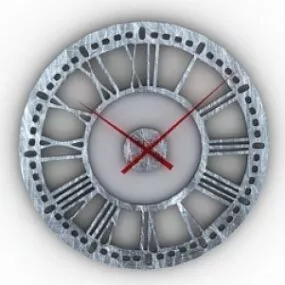 Roman Numerals Clock 3d model