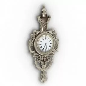 Vintage Wall Clock 3d model