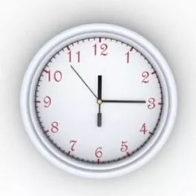 Spiral Clock 3d model