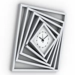 Multi Frame Clock 3d model Multi Frame Clock 3d model