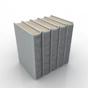 Fat Books 3d model