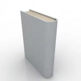 Single Book 3d model