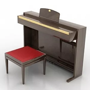Electrical Piano 3d model Electrical Piano 3d model