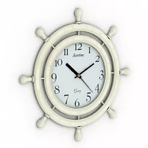 Men Circle Wrist Watch 3d model