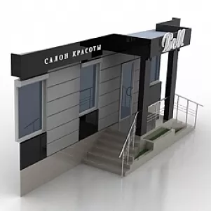 Entrance 3d model Entrance 3d model