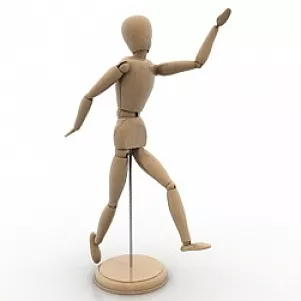 Mannequin Character With Winter Cap 3d model