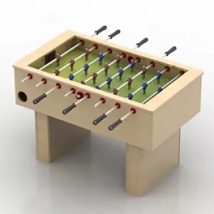 Foosball 3d model Foosball 3d model