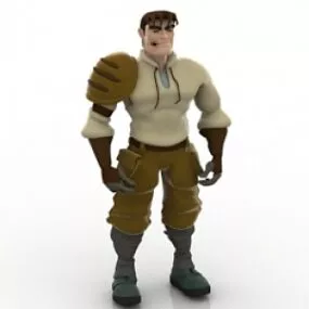 Katarn Beta Character 3d model