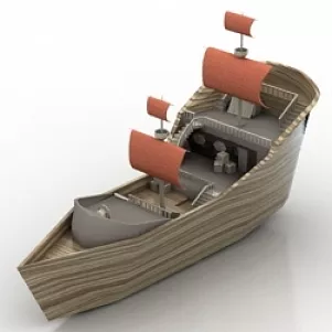 Boat 3d model Boat 3d model