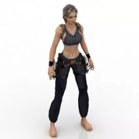 Girl 3d model