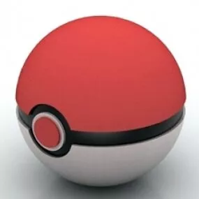 Pokeball 3d model