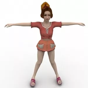 Doll 3d model Doll 3d model