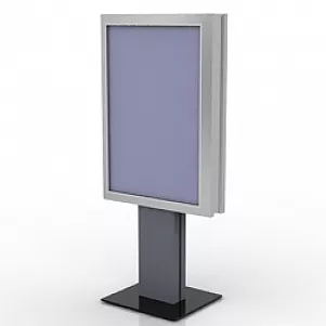 Advertising Stand 3d model Advertising Stand 3d model