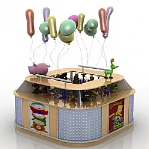 Rack Market 3d model Rack Market 3d model