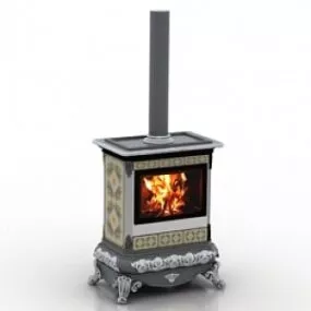 Stone Chimney 3d model