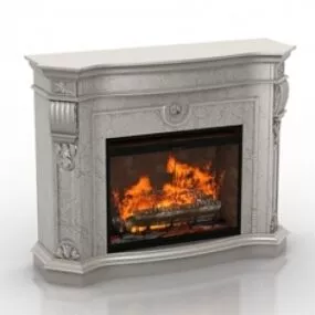 Fireplace 3d model