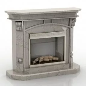 Fireplace 3d model