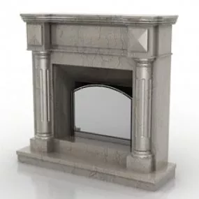 Fireplace 3d model