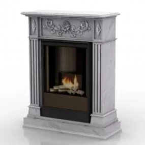 Fireplace 3d model
